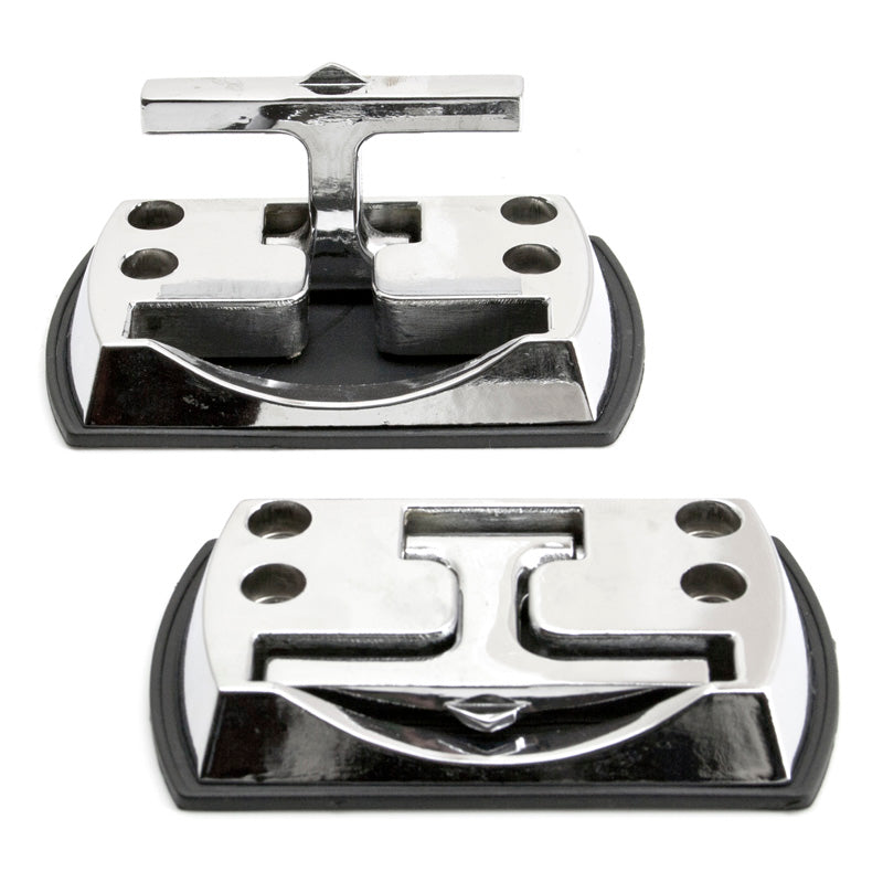 ITL CHROME FOLD AWAY CLEATS FOR TRUCK 2PCS. 049589