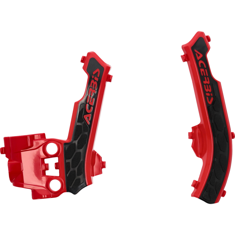 ACERBIS FRAME GUARDS- X-GRIP GASGAS MC50:21-23, MC-E5:21-23, RED/BLK 2979611018