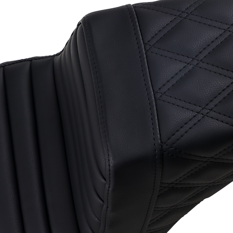 SADDLEMEN SEAT STEPUP TR & LS BLCK 818-30-176