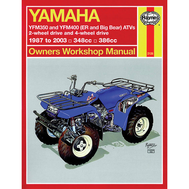 HAYNES YAM YFM350/YFM400ER BIG BEAR 87-03 HAYNES. M2126