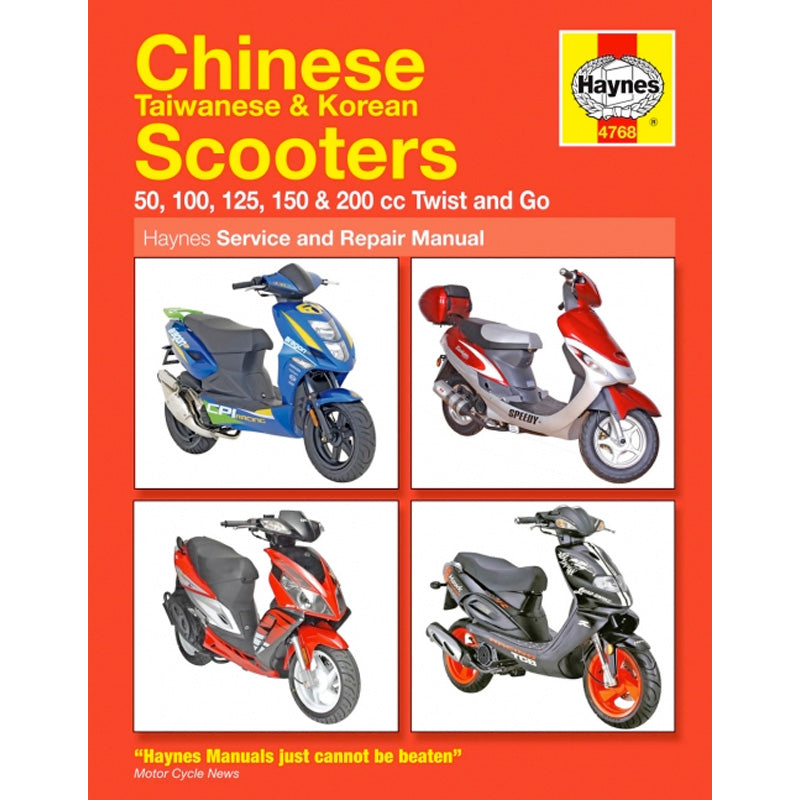HAYNES HAYNES MANUAL CHINESE SCOOTERS. M4768