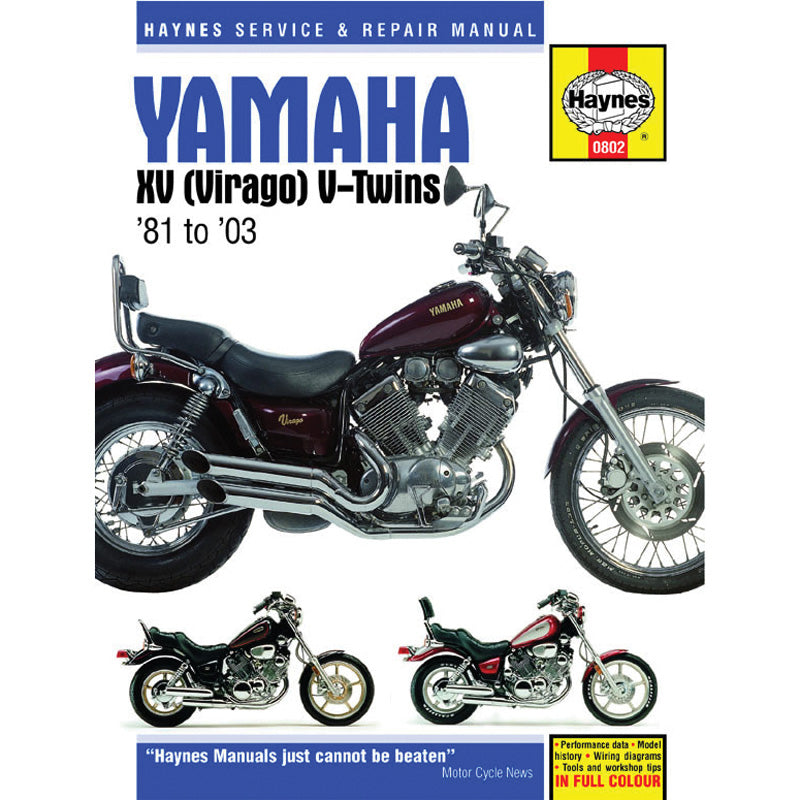 HAYNES HAYNES DLEUXE MANUAL YAM XV535 TO 1100 81-03 V-2 M802