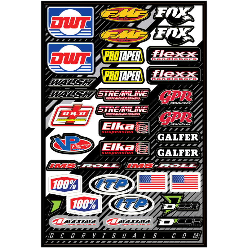 D'COR VISUALS DECAL SHEET MISC ATV 40-90-107