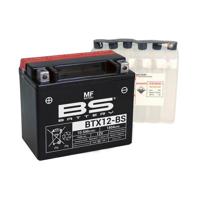 BS BATTERY BS MF - BTX12-BS (YTX12-BS) YTX12-BS