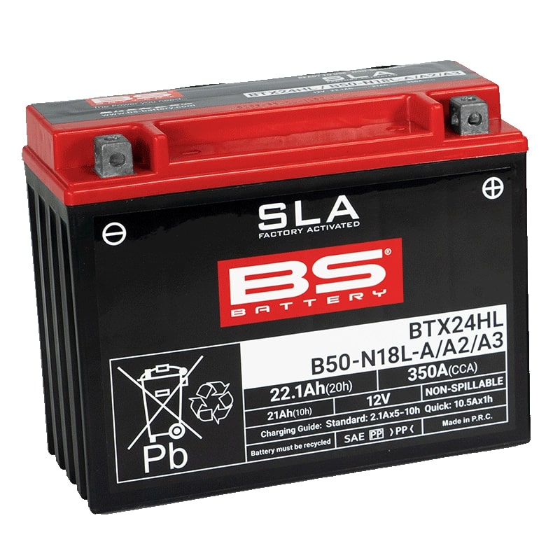 BS BATTERY BS SLA - BTX24HL/B50N18L-A/A2/A3 (YTX24HL/Y50N18L) Y50-N18L-A3