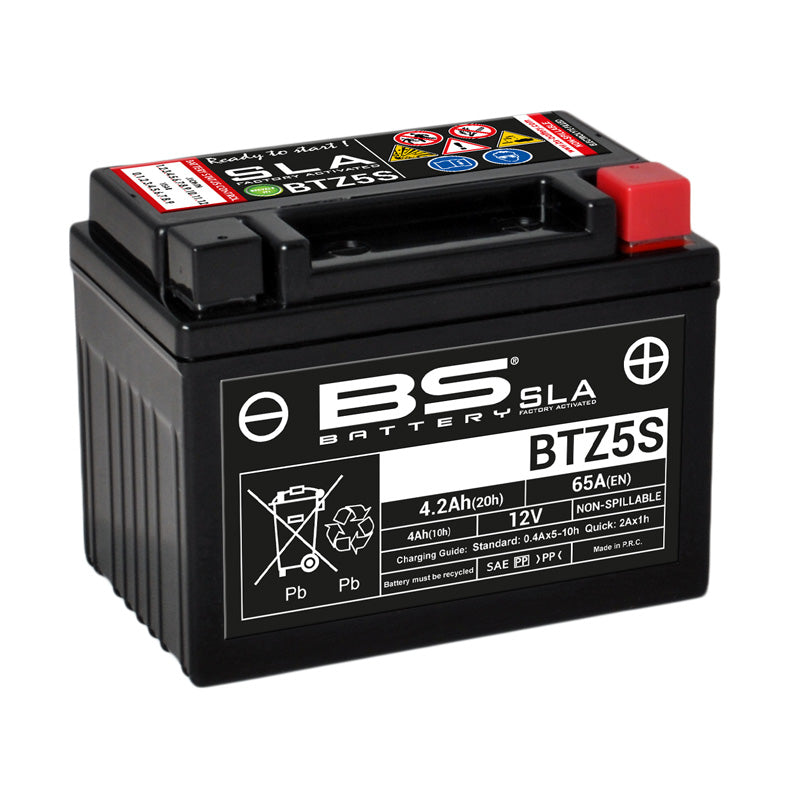 BS BATTERY BS SLA - BTX4L+ /BTZ5S (FA) (YTX4L+ /YTZ5S) YTZ5S