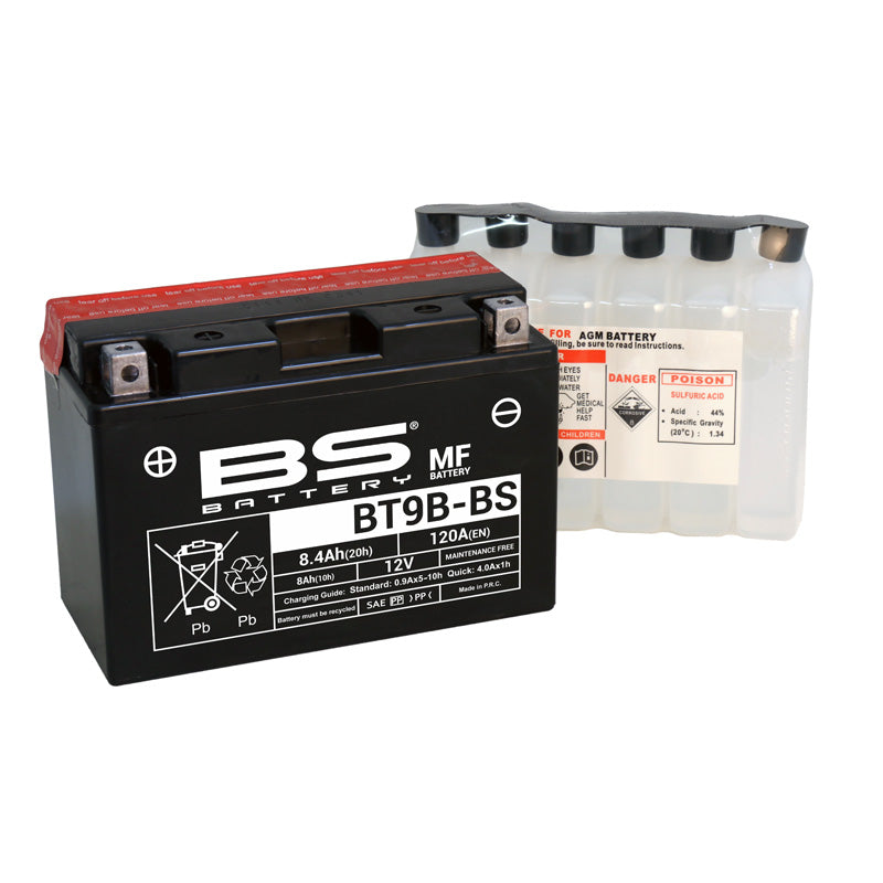 BS BATTERY BS MF - BT9B-BS (YT9B-BS) YT9B-BS