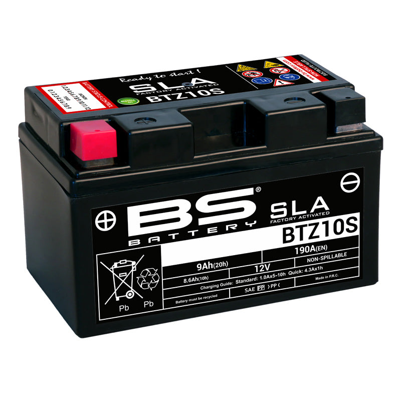 BS BATTERY BS SLA - BTZ10S (FA) (YTZ10S) YTZ10S