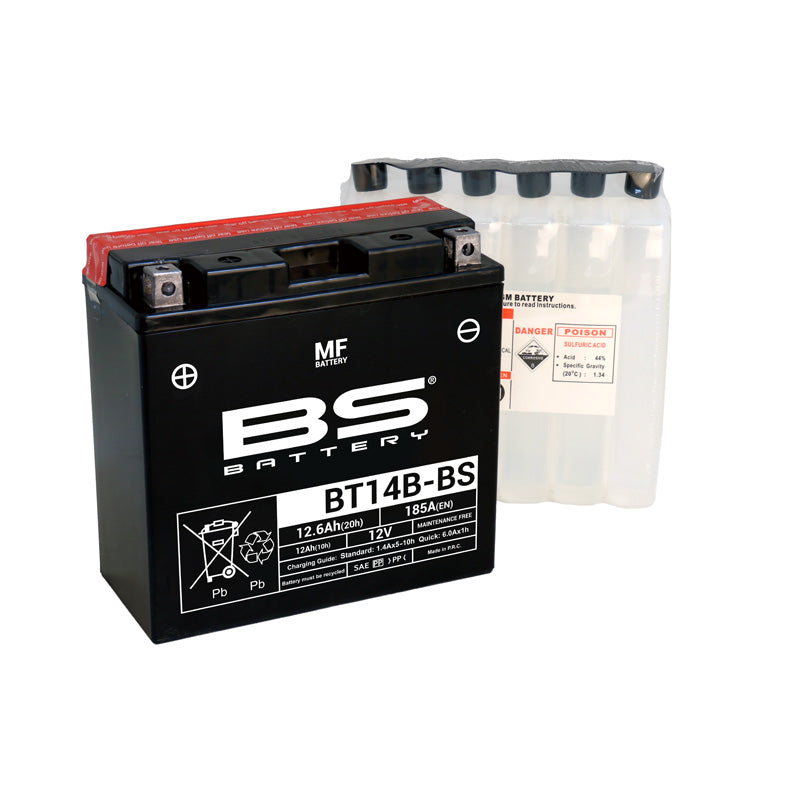 BS BATTERY BS MF - BT14B-BS (YT14B-BS) YT14B-BS