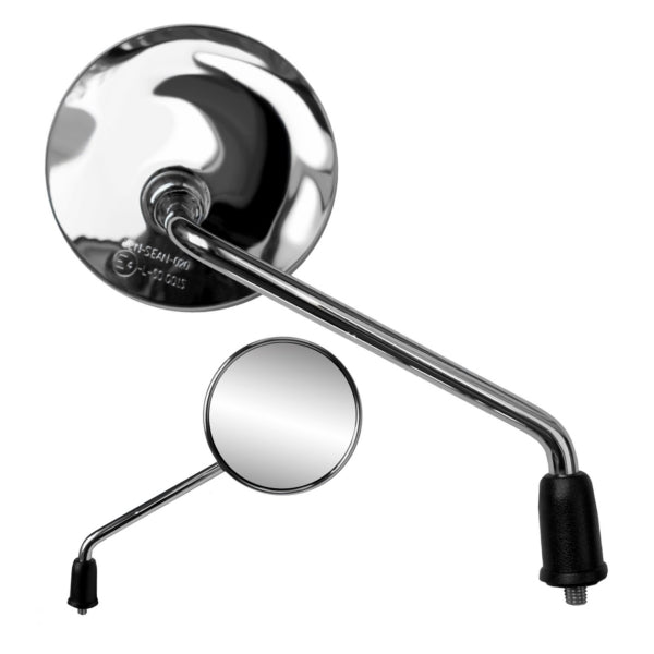 KENSEAN MIRROR ROND 10MM THREAD 7/8" BAR CHR 16010