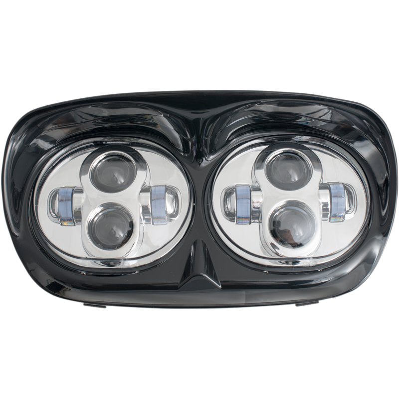 RIVCO PRODUCTS HEADLIGHT FLTR CHROME LED-145C