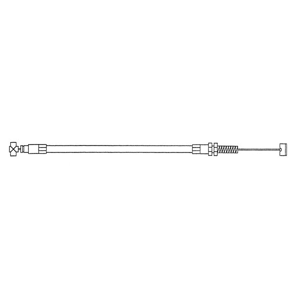 KIMPEX THROTTLE CABLE SINGLE W/O INJ POL 7081032