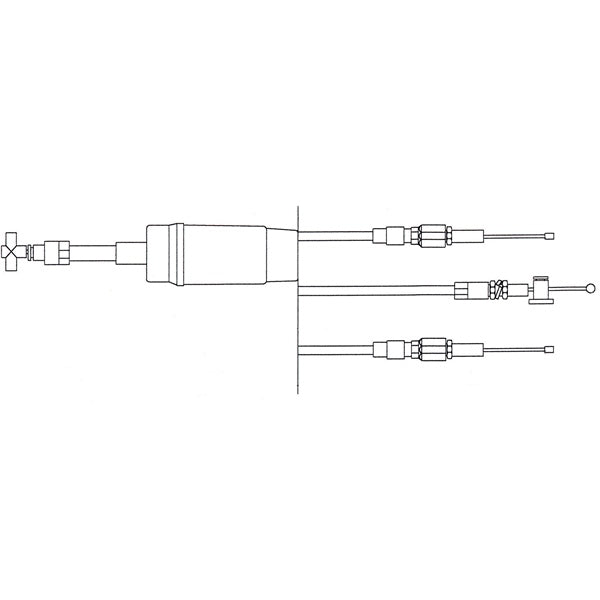KIMPEX THROTTLE CABLE DOUBLE W/INJ BRP 414-966-801