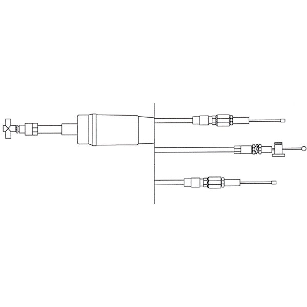 KIMPEX THROTTLE CABLE DOUBLE W/INJ BRP 512-059-490