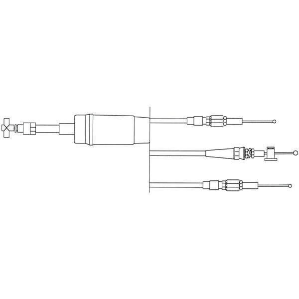 KIMPEX THROTTLE CABLE DOUBLE W/INJ POL 7080721