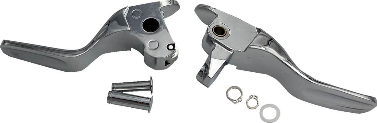 DRAG SPECIALTIES LEVER SET SHORT CHROME 14-16 TOUR H07-0591S