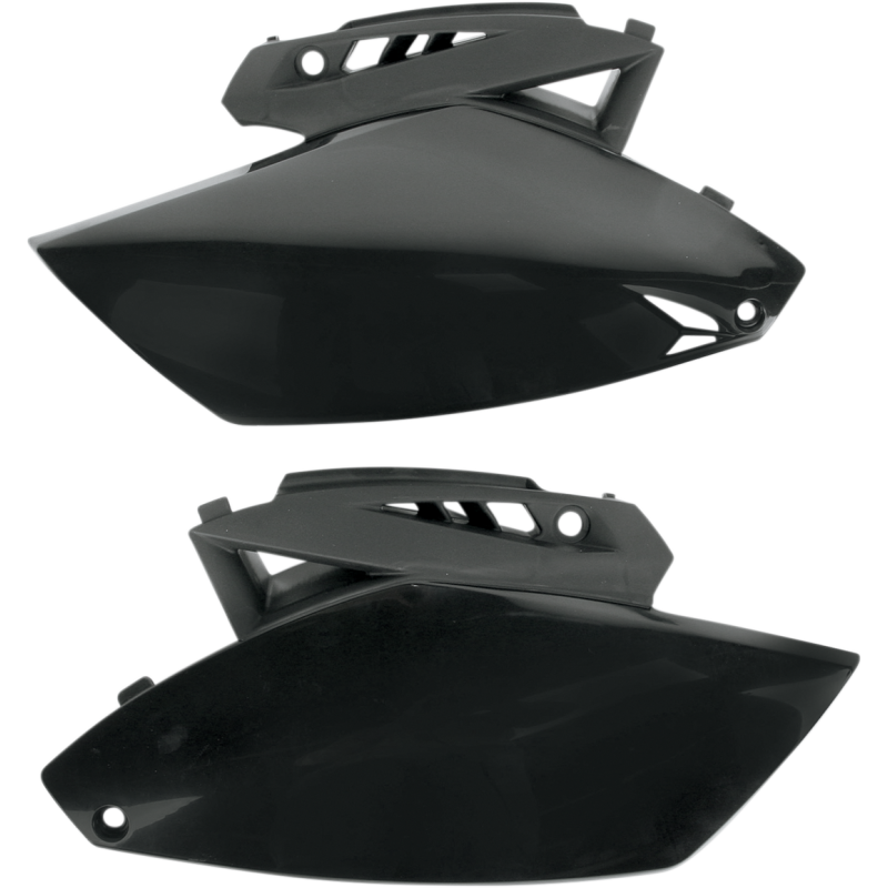 UFO YZF250 SIDE PANELS BLACK YA04812-001