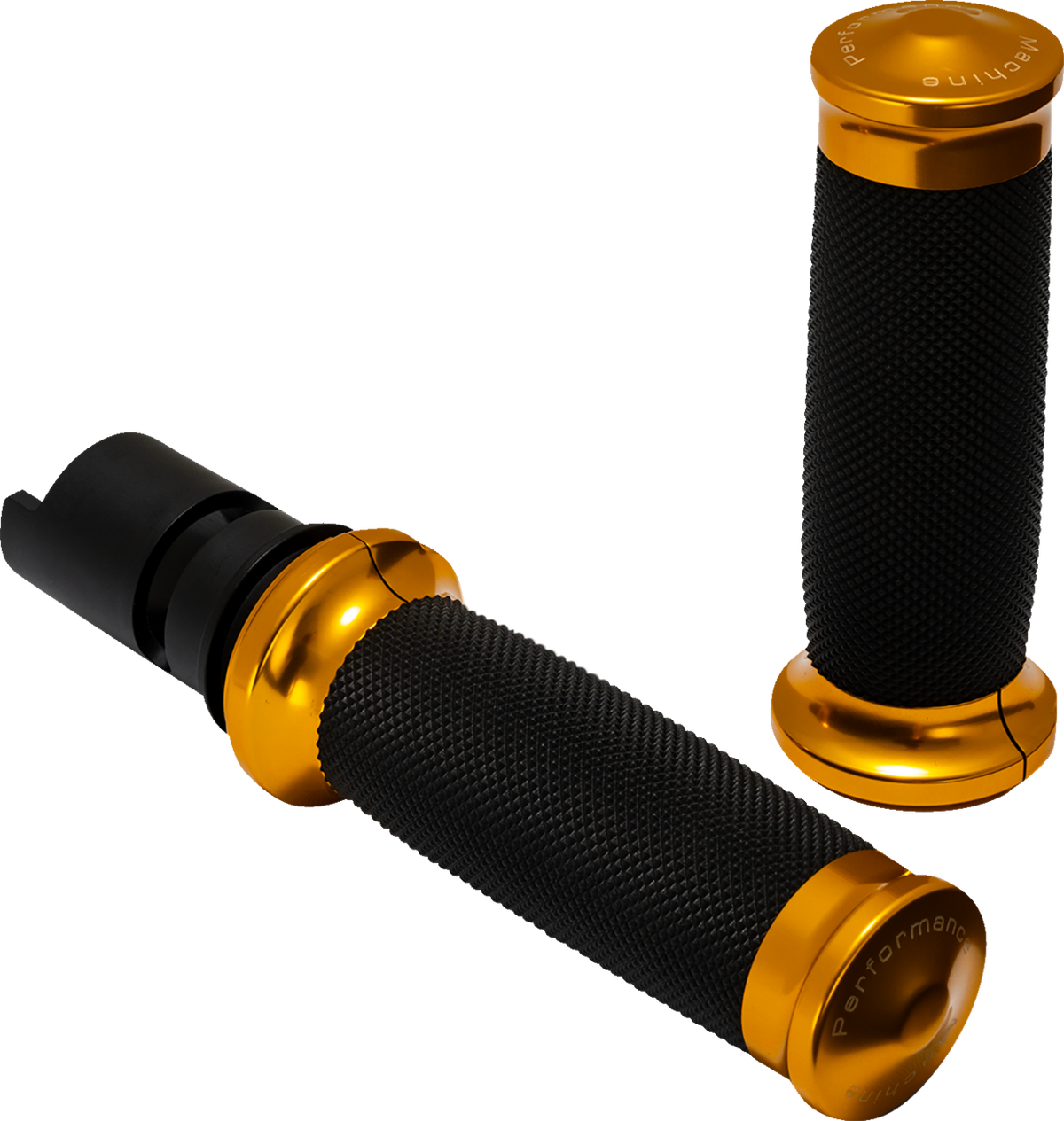 PERFORMANCE MACHINE CONTOUR HANDLE GRIP SET, GOLD 0063-2105M-G