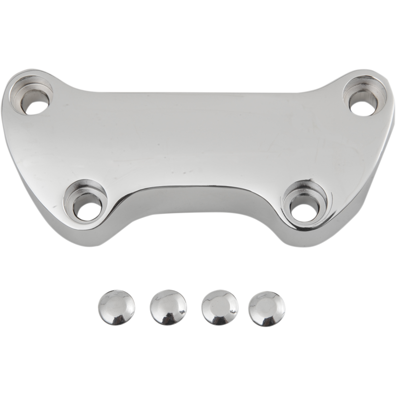 DRAG SPECIALTIES 74-UP TOP H/BAR CLAMP WO/SKIRT DS-290600