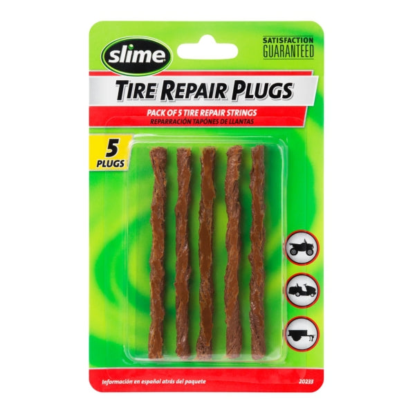 SLIME TIRE REPAIR PLUGS QTY5 20233