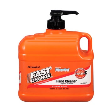 PERMATEX HAND CLEANER W/PUMICE FAST ORANGE 1.89L 25217