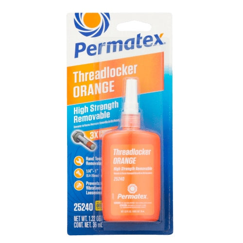 PERMATEX THREADLOCKER HIGH STRENGTH REMOV OG 36ML 25236