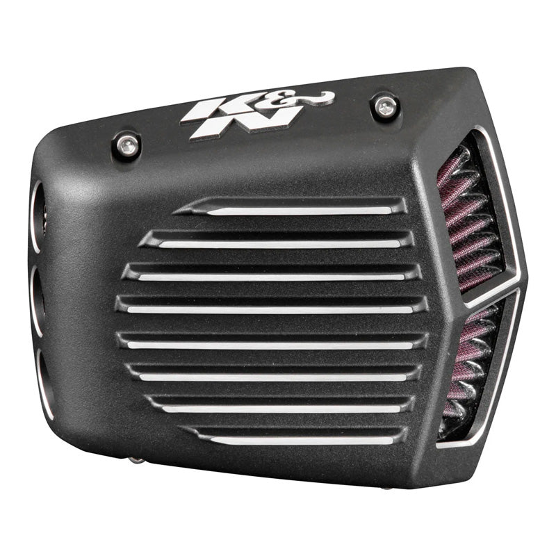 K&N STREET METAL INTAKE SYSTEM SHAKER BLK H/D TOURIN RK-3951