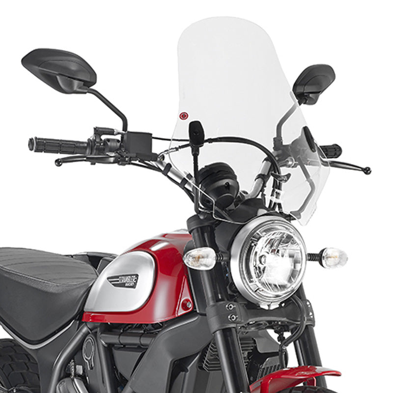 GIVI WINDSHIELD CLEAR DUCATI SCRAMBLER 800/400 15-17 7407A