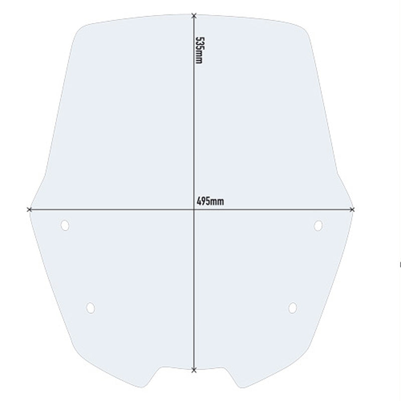 GIVI CLEAR WINDSCREEN KYMCO PEOPLE S 125 D6113ST