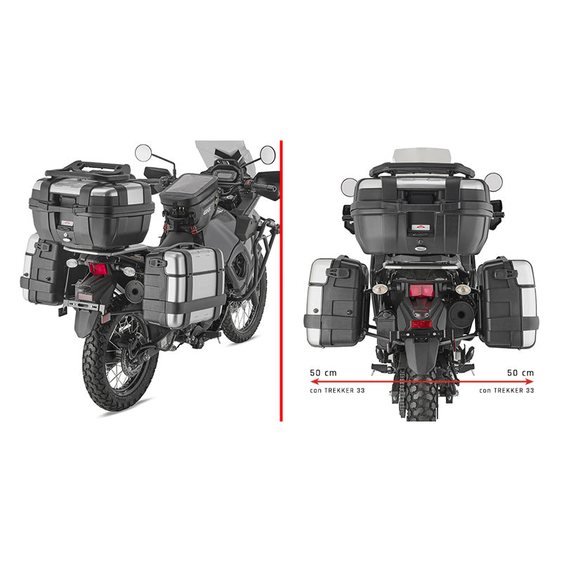 GIVI SIDECASE BRACKET KAWASAKI KLR 650 S PL4133