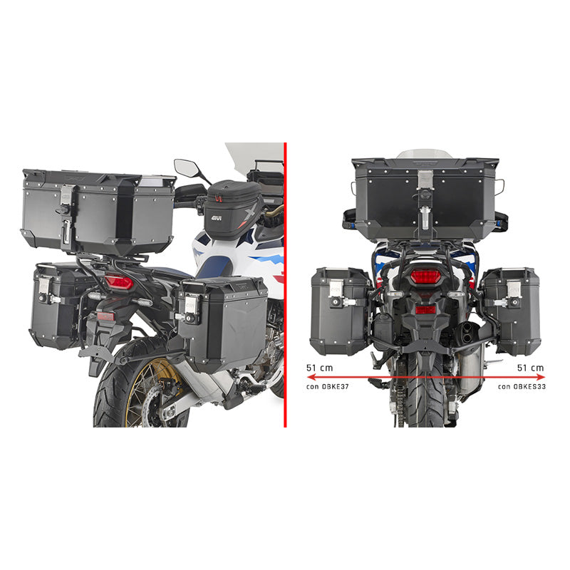 GIVI PL ONE-FIT CONTOUR CAM-SIDE BRACKET CRF1100L AFRIC PLOS1178CAM