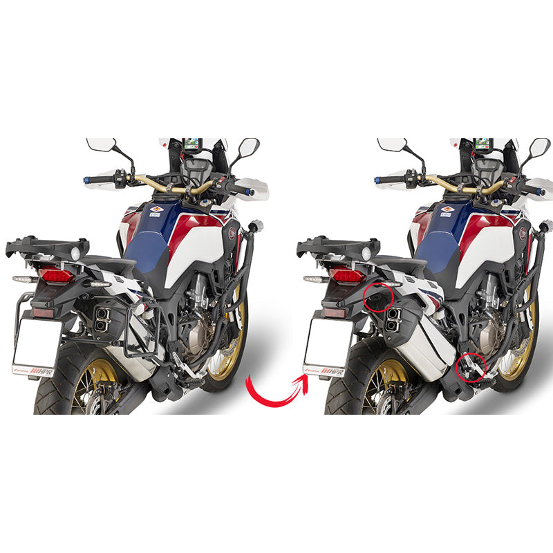 GIVI TUBULAR SIDECASES HOLDER AFRICA TWIN 2016 PLR1144