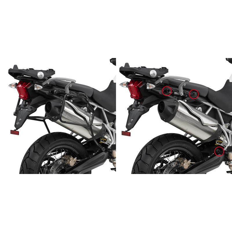 GIVI TUBULAR SIDECASES HOLDER TIGER 800XC/800XR 2016 PLR6409