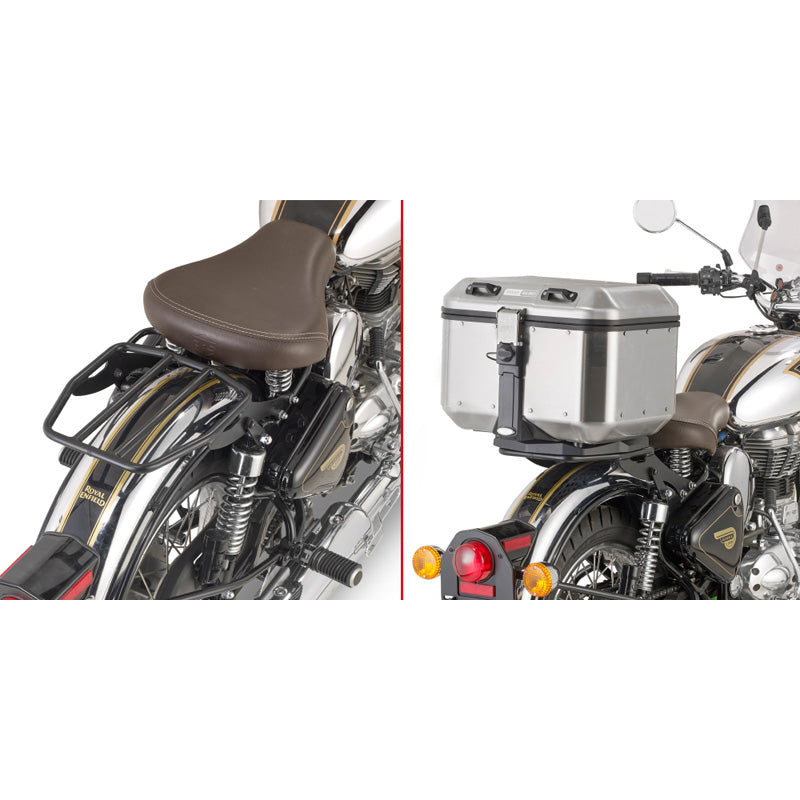 GIVI MONOKEY SPECIFIC RACK BLACK R.ENFIELD CLASSIC 500 SR9052B