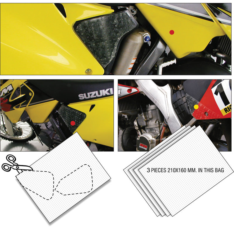 PRO GRIP SIDE GRIPPING ADHESIVE PAD 3= 210X160MM EA 5020. 5020-TR
