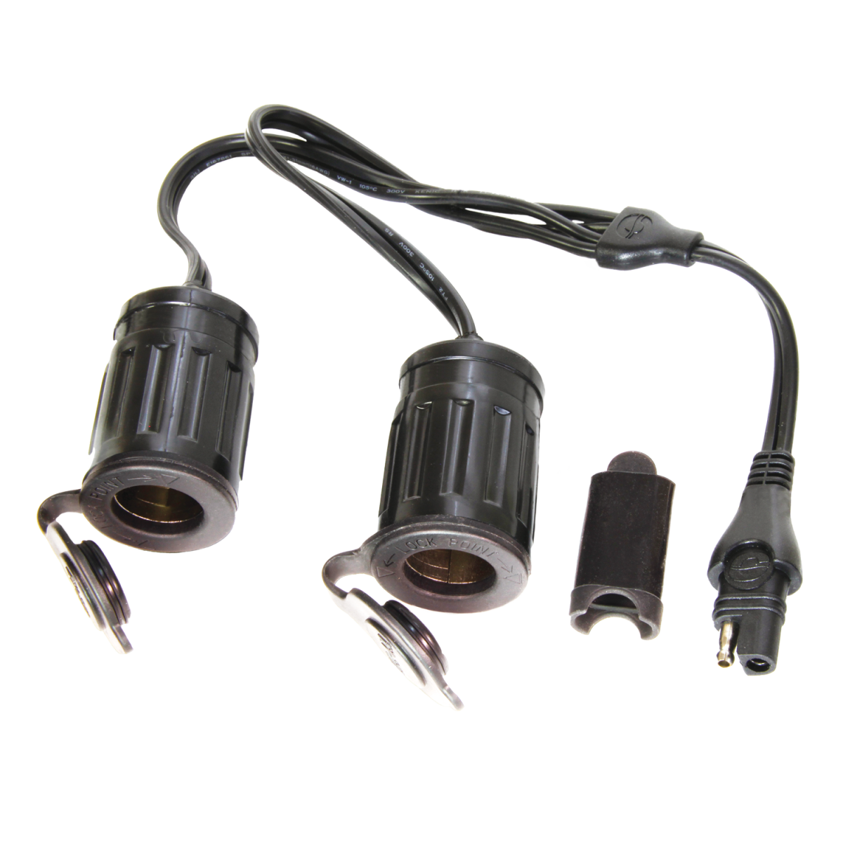 TECMATE O-26 SAE TO AUTO SOCKET 30CM O-26