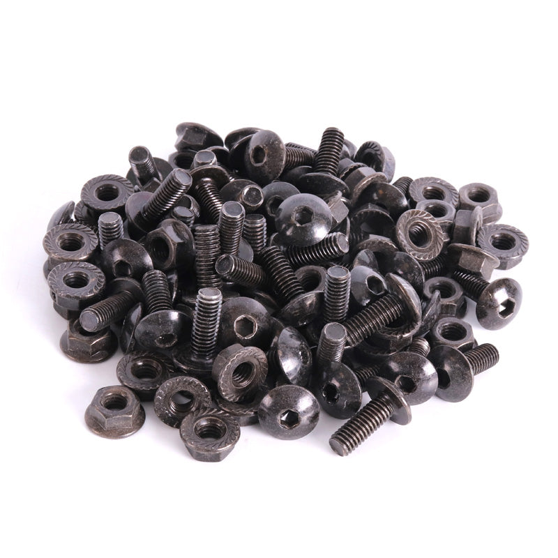 AUTO/MOTORCYCLE STEEL LICENSE BOLTS AND NUTS SET 085305
