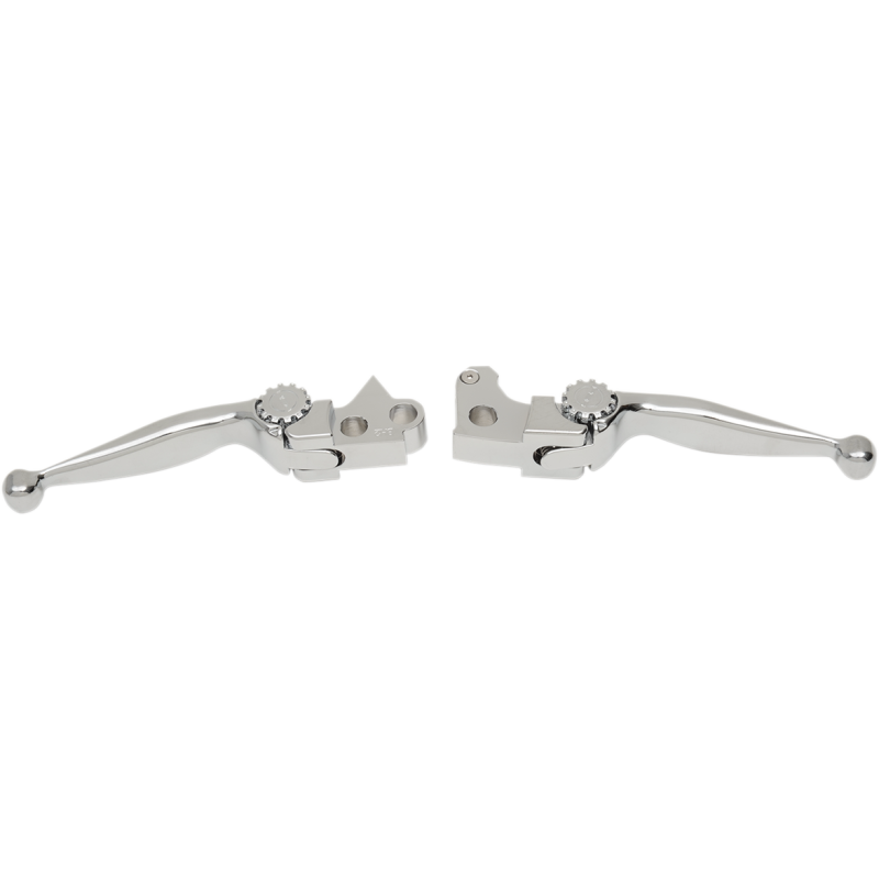 POWERSTANDS RACING LEVER SET - JOURNEY - HARLEY DAVIDSON - CHROME 12-00607-20