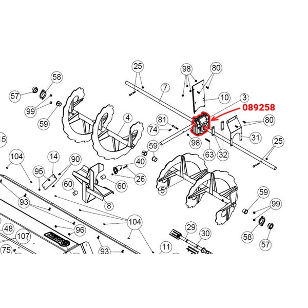 BERCOMAC GEAR BOX (VANTAGE) #3 BERCOMAC 106827
