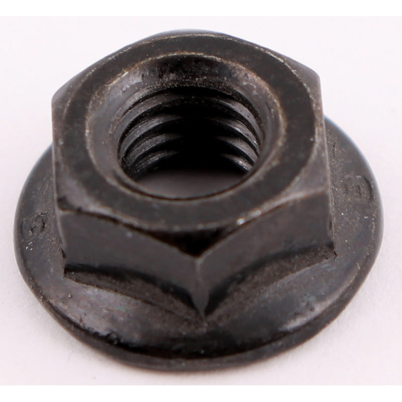 ITL HEX FLANGE NUT 6MM BLACK PACK/50 091306B