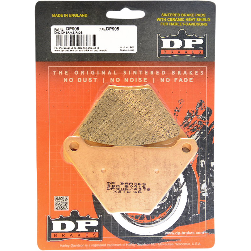 DP BRAKES DP906 STANDARD COMPOUND BRAKE PAD SET DP906