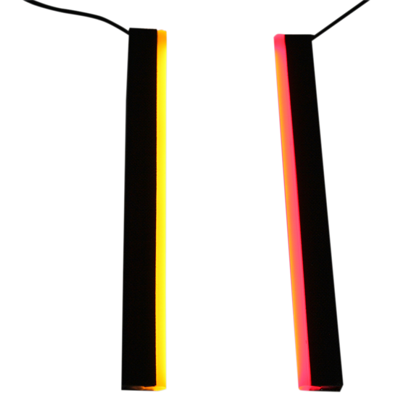 CUSTOM DYNAMICS LIGHT PLASMA ROD DUAL COLOR 10" RED/AMB PR GENPLASMA10DC2