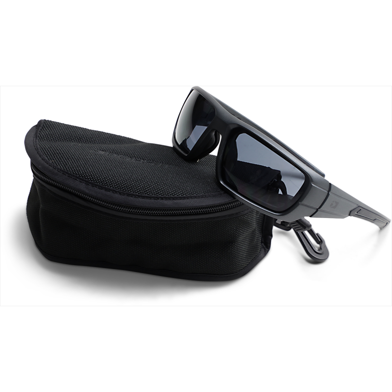 BOBSTER MISSION BALLISTIC SUNGLASS MATTE GRAY SMOKED LENS BMIS001