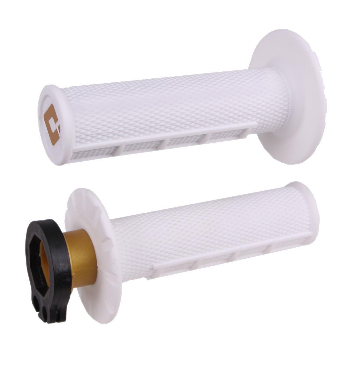 ODI HALF-WAFFLE MX LOCK GRIP WHI PRO H36HWW