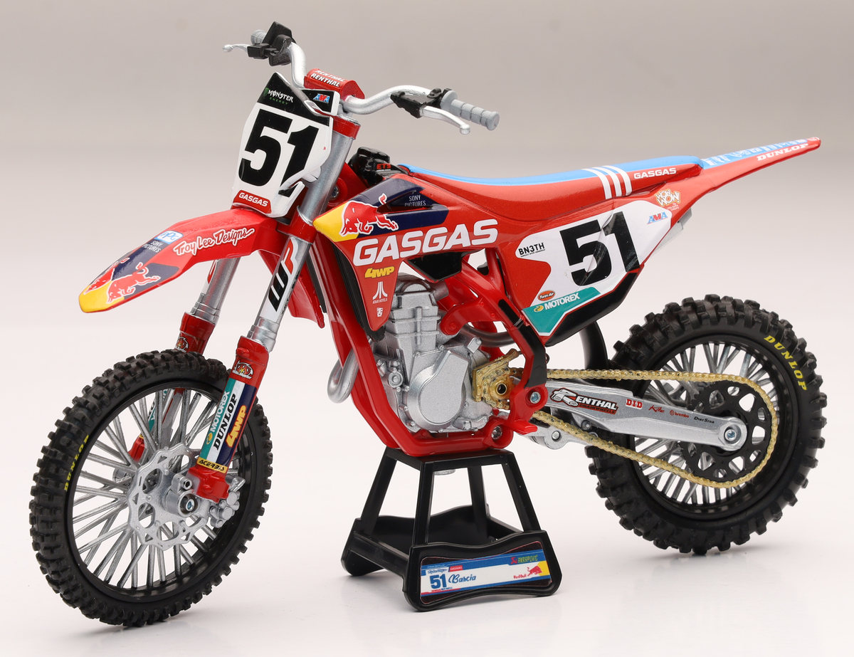 NEW RAY TOYS TLD RED BULL GAS GAS JUSTIN BARCIA 1:12 58303