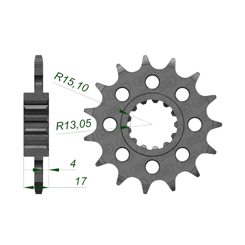 AFAM SPR.CONV. CBR900/600 96-99 15T 520. 20608-15