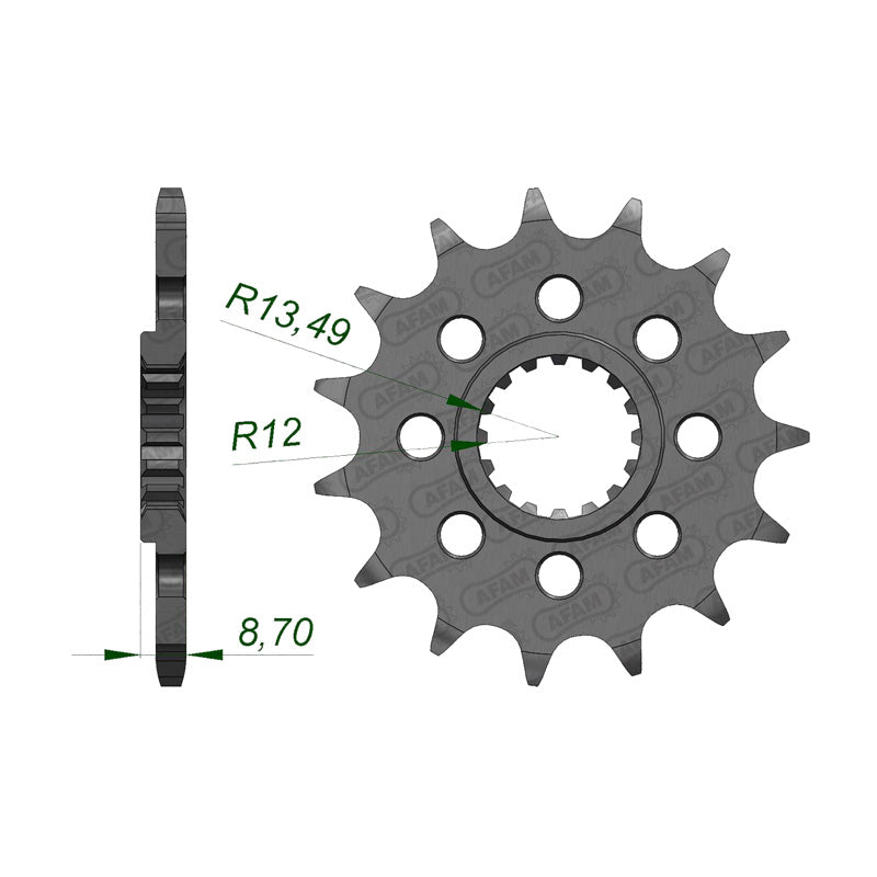 AFAM SPR 17T 520P GSXR1000 2009 (22902-17) 22902-17