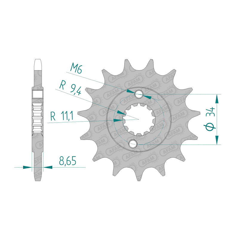 AFAM FRONT SPROCKET KTM 390 DUKE (2015) 73305-15 73305-15