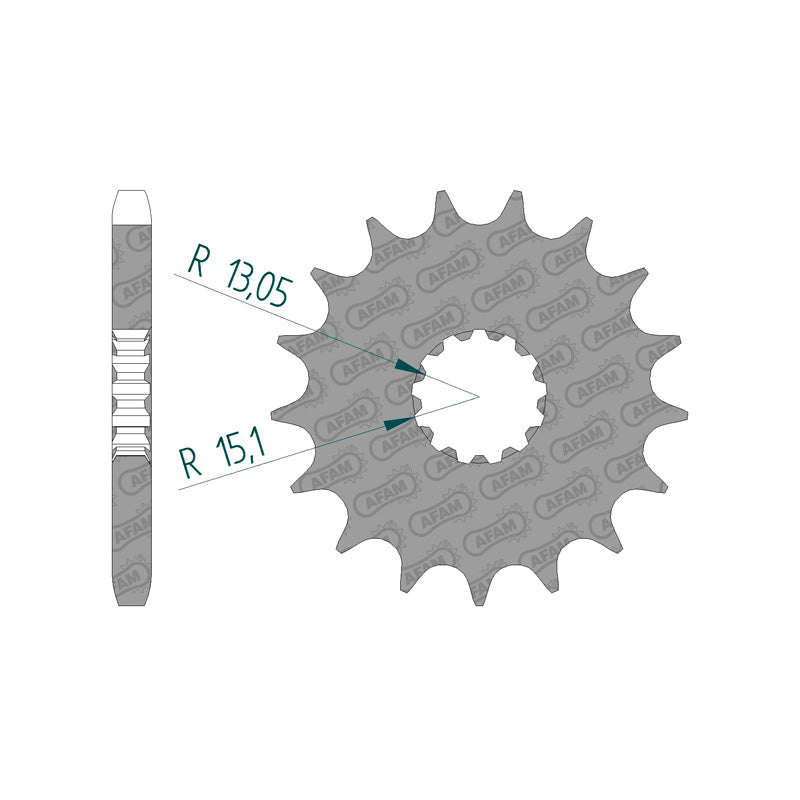 AFAM SPR.FR.TRIUMPH 750/900/955/1000 18T (88800-18). 88800-18