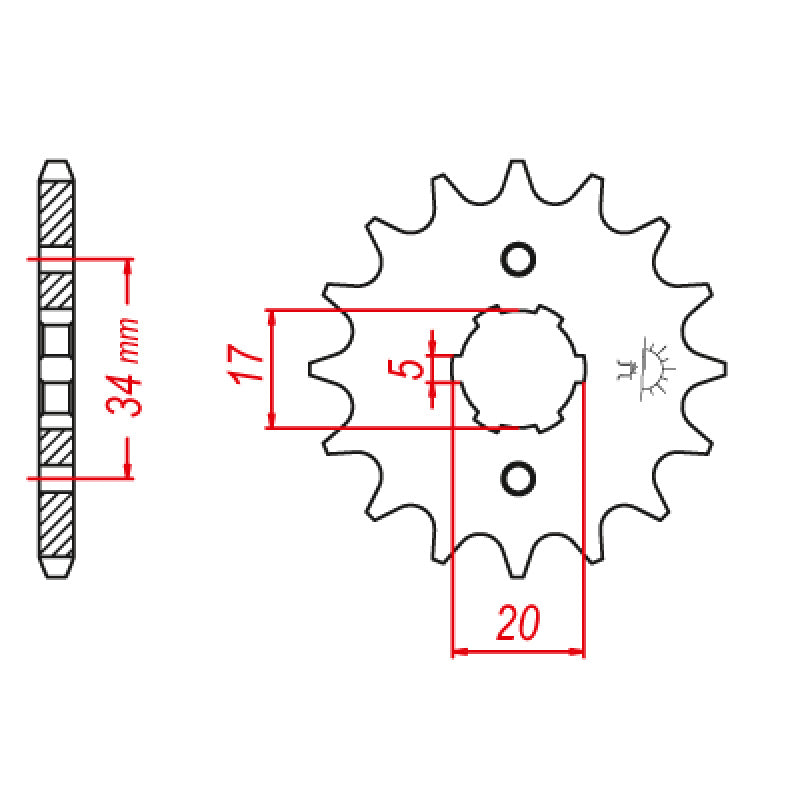 ITL SPR.FR.23803-HB3-OOO 12T TRX200SXD (JTF-1324) 110431